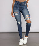 Bella High Rise Distressed Skinny Jeans