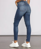 Bella High Rise Distressed Skinny Jeans