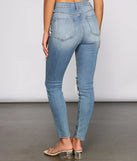 Bella Super High-Rise Destructed Skinny Jeans