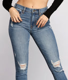 Clara High Rise Cropped Skinny Jeans