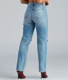 High-Rise Destructed Boyfriend Jeans