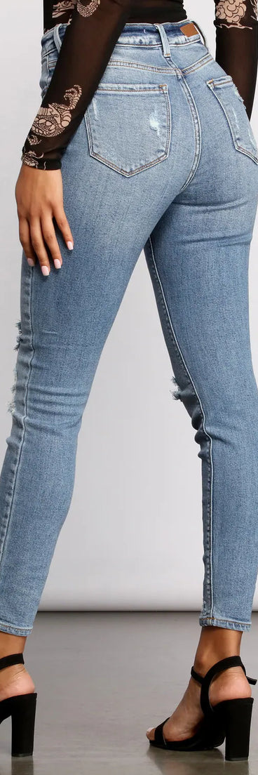 The Next Level High Rise Skinny Jeans