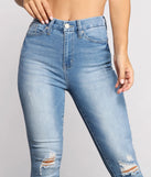 On the Rise Destructed Skinny Jeans