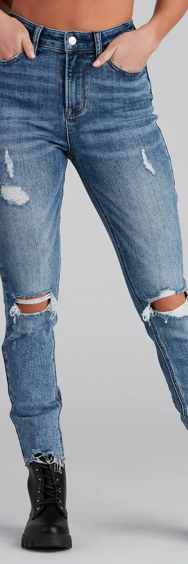 Taylor High Rise Cropped Skinny Jeans by Windsor Denim