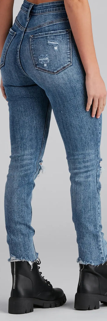 Taylor High Rise Cropped Skinny Jeans by Windsor Denim