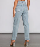 Classic Staple High Rise Destructed Boyfriend Jeans