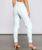 On Edge High Rise Destructed Skinny Jeans