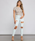 On Edge High Rise Destructed Skinny Jeans