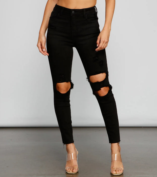 Sleek High Rise Skinny Jeans