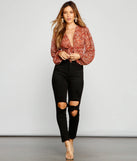 Sleek High Rise Skinny Jeans
