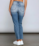 Tobi High Rise Destructed Mom Jeans