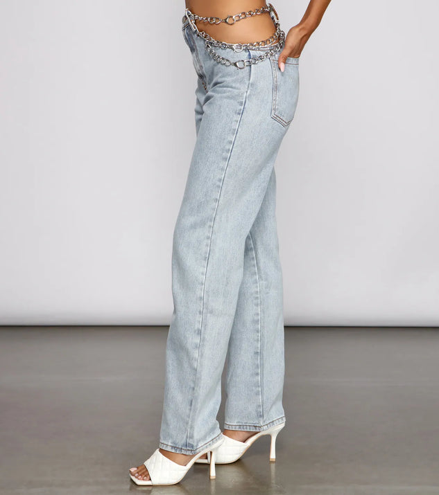【GOOD GRIEF】DENIM LONG SK with Chain Good Grief DENIM LONG SK with Chain