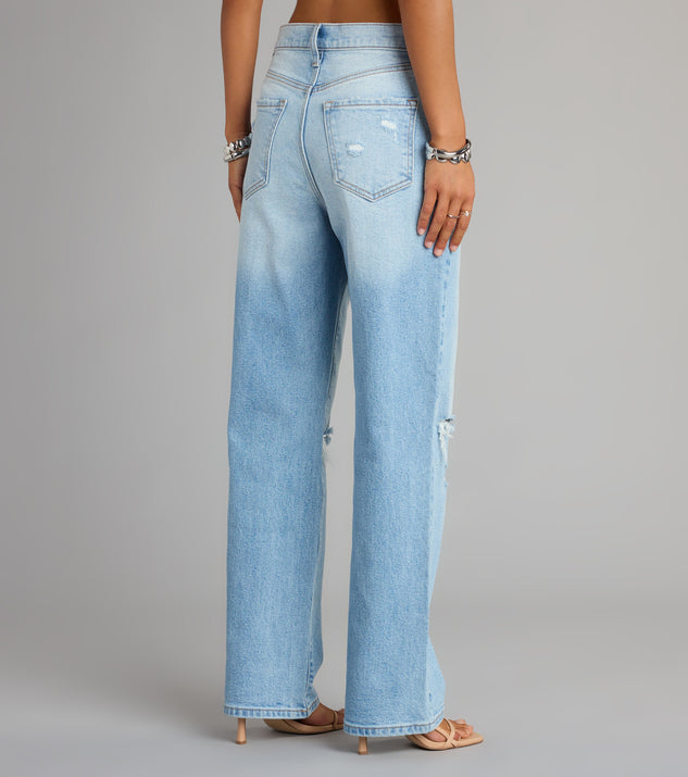 High-Rise Distressed Boyfriend Jeans | Windsor