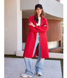 The High-Rise Distressed Boyfriend Jeans is a trendy women's bottom in medium denim wash, designed with modern details and alluring textures to complete chic outfits for 2025.