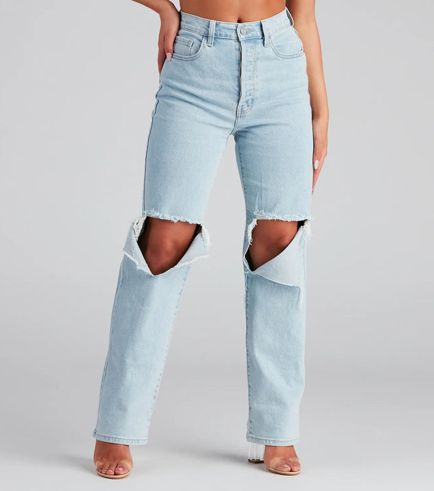 Good Vibes High Rise Boyfriend Jeans | Windsor Good Vibes High Rise Boyfriend Jeans | Windsor