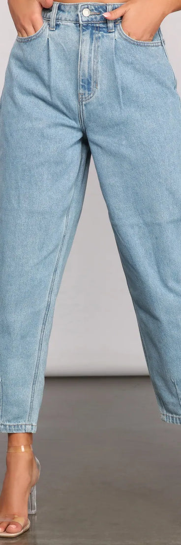 Essential High Rise Balloon Jeans
