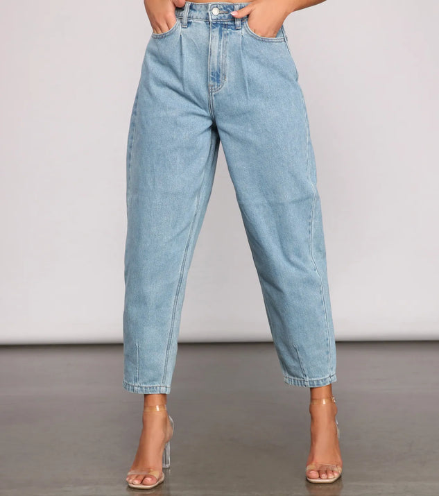 Essential High Rise Balloon Jeans