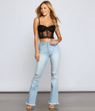 Walk It Out In Style High-Rise Flared Jeans