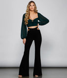 Bring The Flare Cutout Jeans