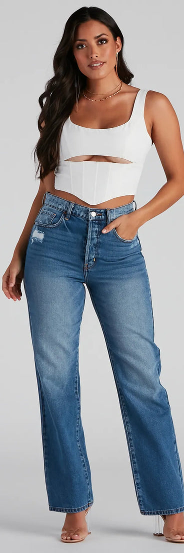 Classic Vibes High Rise Boyfriend Jeans