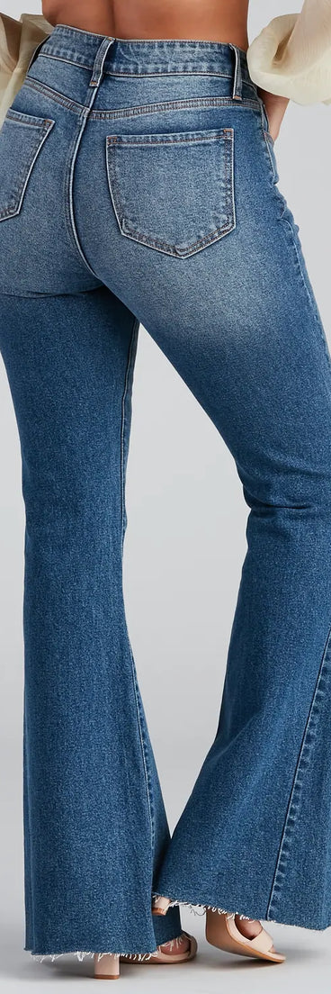You've Got Flare High Rise Jeans