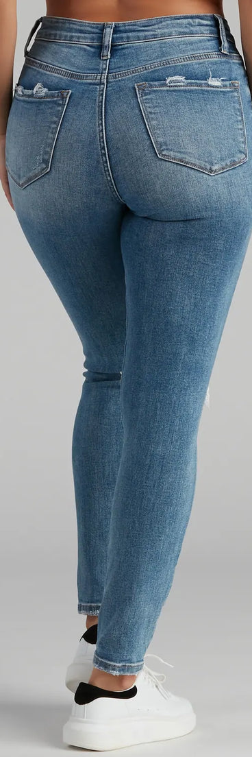 Harper Mid-Rise Skinny Jeans by Windsor Denim