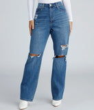 Classic Casual Distressed Boyfriend Jeans