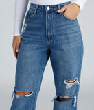 Classic Casual Distressed Boyfriend Jeans
