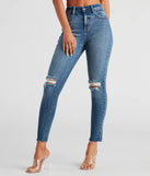 Taylor High Rise Skinny Distressed Jeans By Windsor Denim