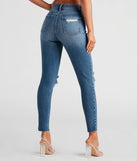Taylor High Rise Skinny Distressed Jeans By Windsor Denim