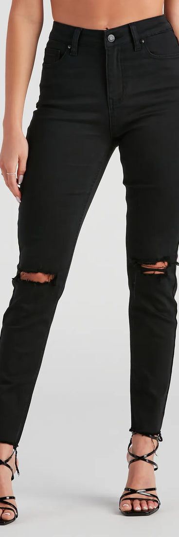 Taylor High-Rise Cropped Skinny Jeans by Windsor Denim