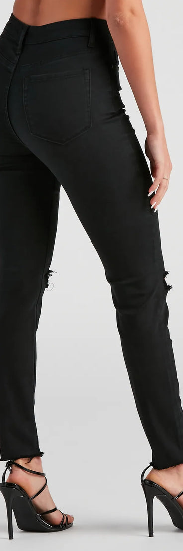 Taylor High-Rise Cropped Skinny Jeans by Windsor Denim