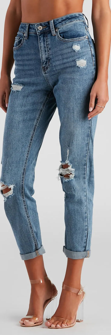 Amanda High-Rise Boyfriend Jeans by Windsor Denim