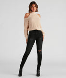 Taylor High Rise Distressed Skinny Jeans By Windsor Denim