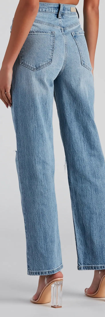 Got The Blues High Rise Boyfriend Jeans