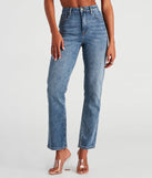 Desa High-Rise Straight Leg Jeans By Windsor Denim