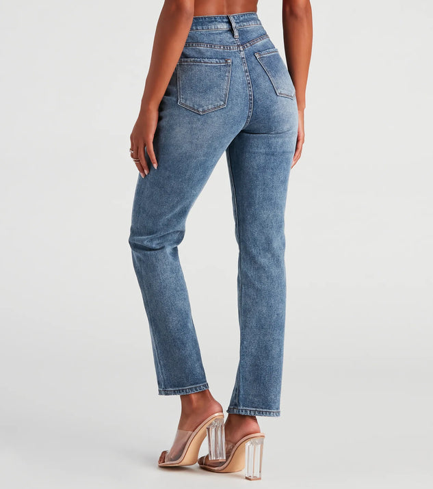 【WONDER WONDER】hem surgical washing denim incision L SK STITCH & PATCH JEANS – MIO
