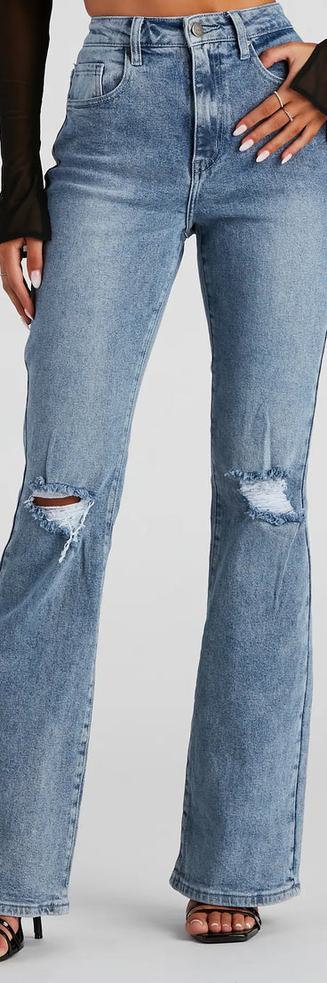 New Places High Rise Flare Denim Jeans