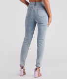 Glam Trendsetter Rhinestone Lace-up Skinny Jeans