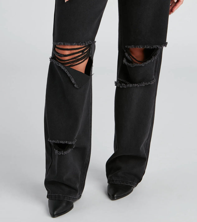 Effortless Edge Wide-Leg Denim Jeans | Windsor