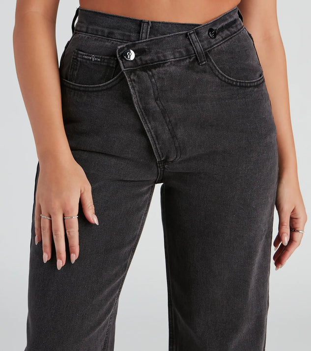 Stretch The Rules High Rise Straight Leg Denim Jeans | Windsor