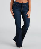 Drop It Low Mid Rise Flare Denim Jeans
