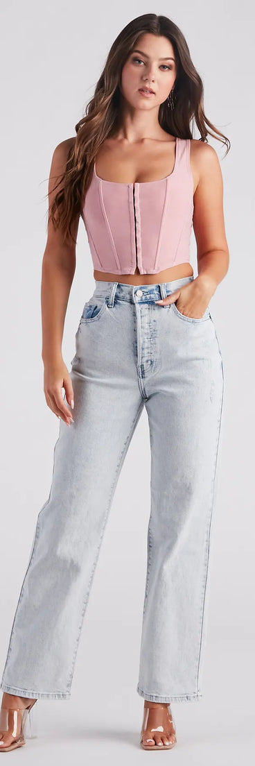 Not Your Babe High-Rise Boyfriend Jeans