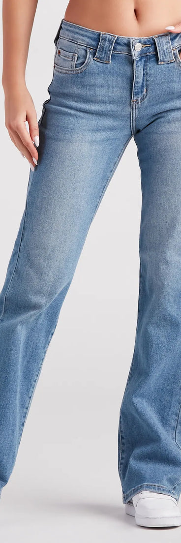 Drop It Low Rise Bootcut Denim Jeans