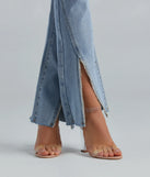 The Glam Treatment Rhinestone Flare Denim Jeans