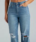 Perfect Pair High-Rise Destructed Straight-Leg Jeans