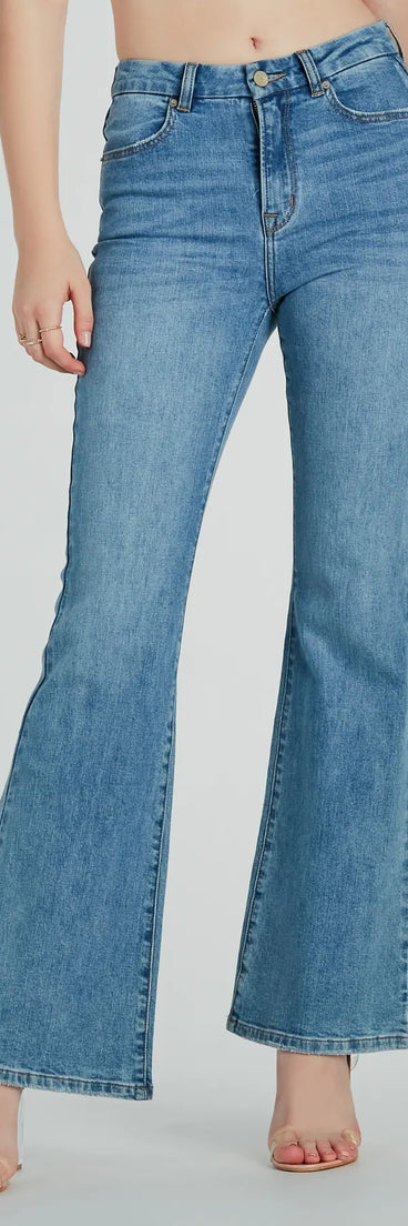 Bri High Waist Flare Jeans by Windsor Denim