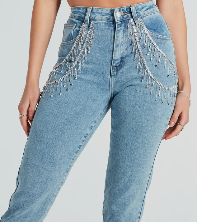 Big Time Sparkle Rhinestone Skinny Denim Jeans | Windsor Big Time Sparkle Rhinestone Skinny Denim Jeans | Windsor