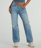 Create bold, fashion-forward looks for spring or summer with the Serve Style Mid-Rise Straight-Leg Denim Jeans in medium denim wash, a must-have piece from Windsor’s collection of stylish bottoms for women.