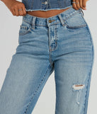 Create bold, fashion-forward looks for spring or summer with the Serve Style Mid-Rise Straight-Leg Denim Jeans in medium denim wash, a must-have piece from Windsor’s collection of stylish bottoms for women.